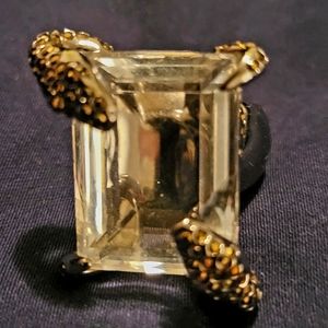 Swarvoski Hypnotic Dorado Serpent Ring RETIRED